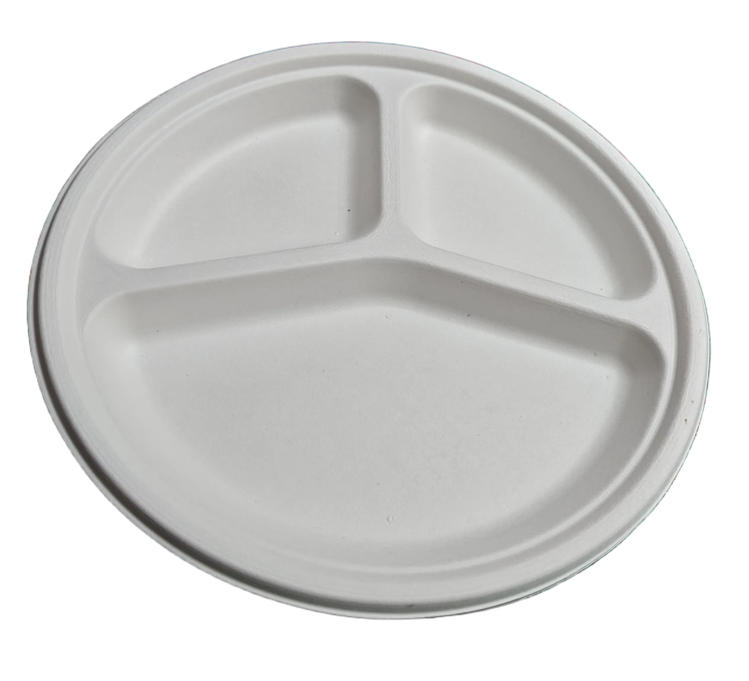 10 inch 3-compartment plate