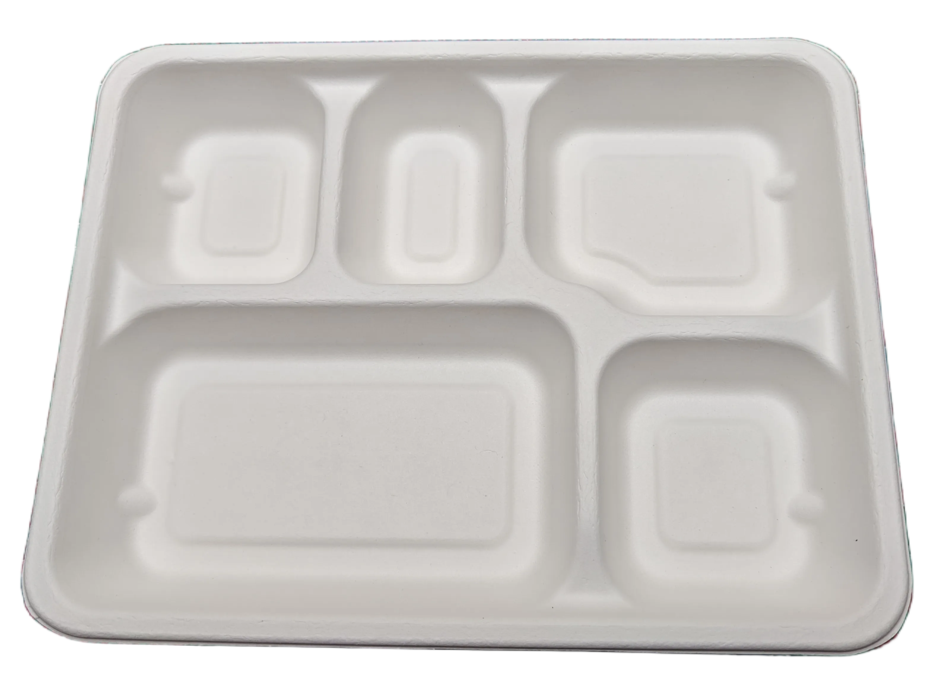 5-compartment meal tray